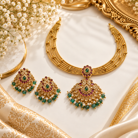 Stunning Kemp Peacock Necklace
