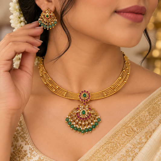 Stunning Kemp Peacock Necklace