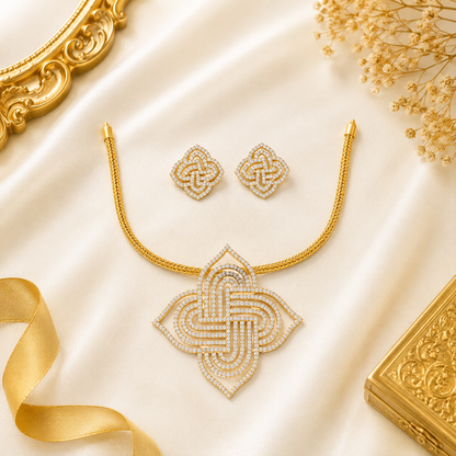 Swarna Kolam Hasli Necklace