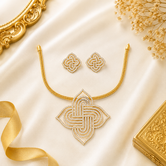 Swarna Kolam Hasli Necklace