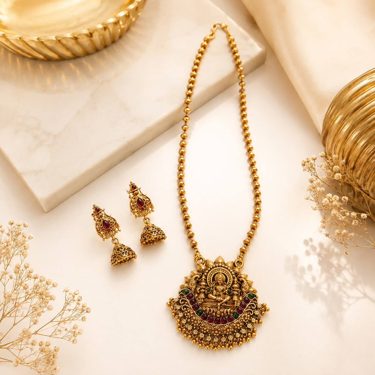 Swarna Lakshmi Pendant Chain