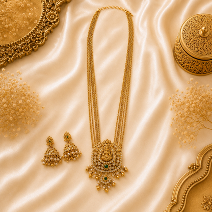 Swarnalakshmi Long Pendant Chain