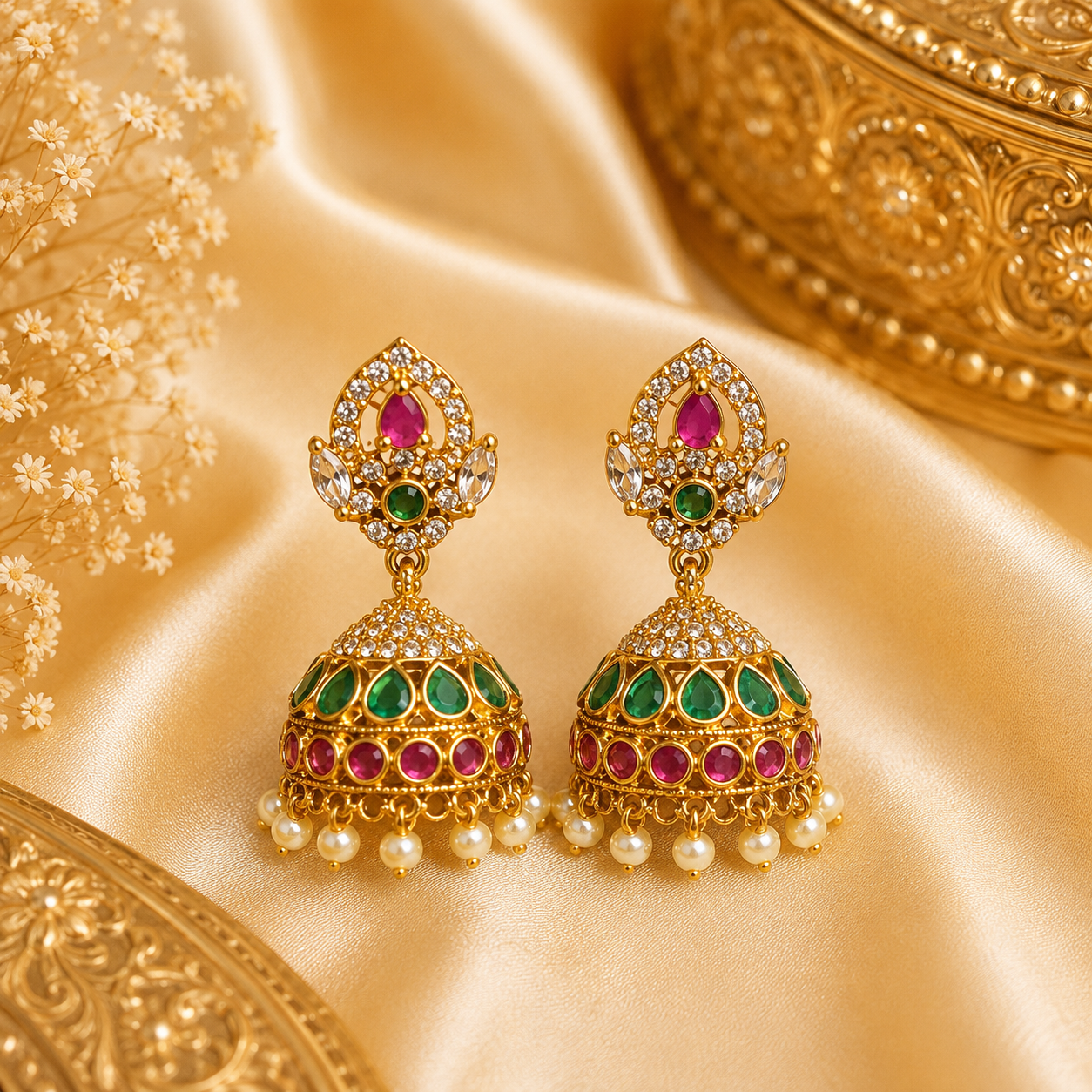 Vaidehi Stone Jhumka