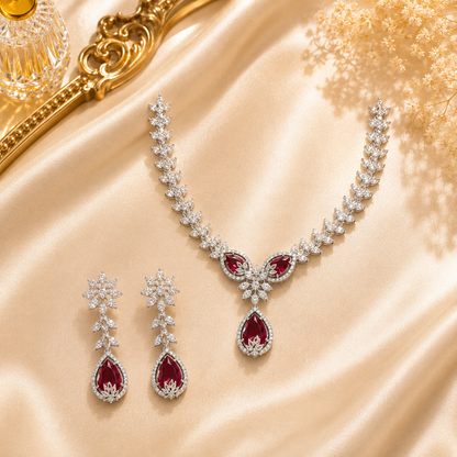 Vamika Ruby AD Necklace