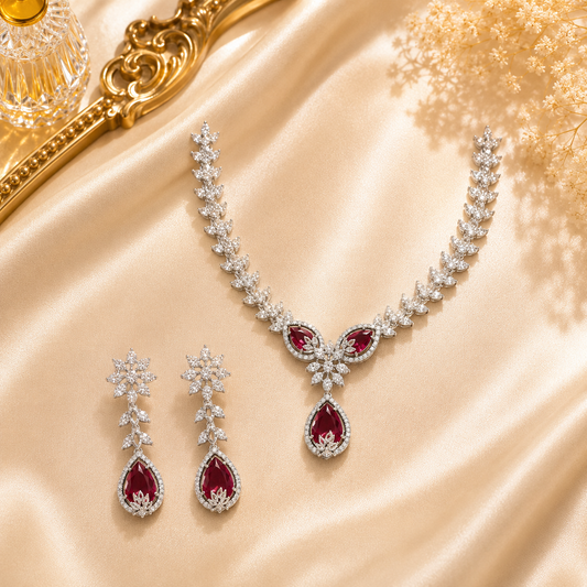 Vamika Ruby AD Necklace