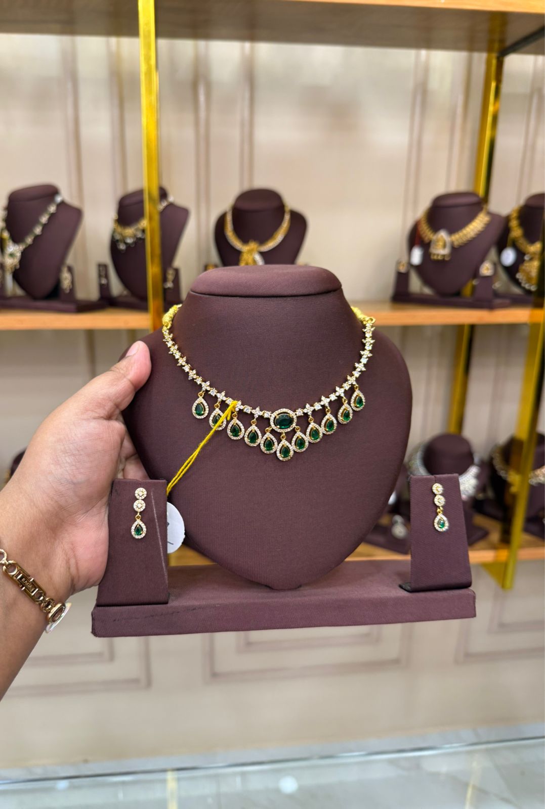 Green Stone gold Model