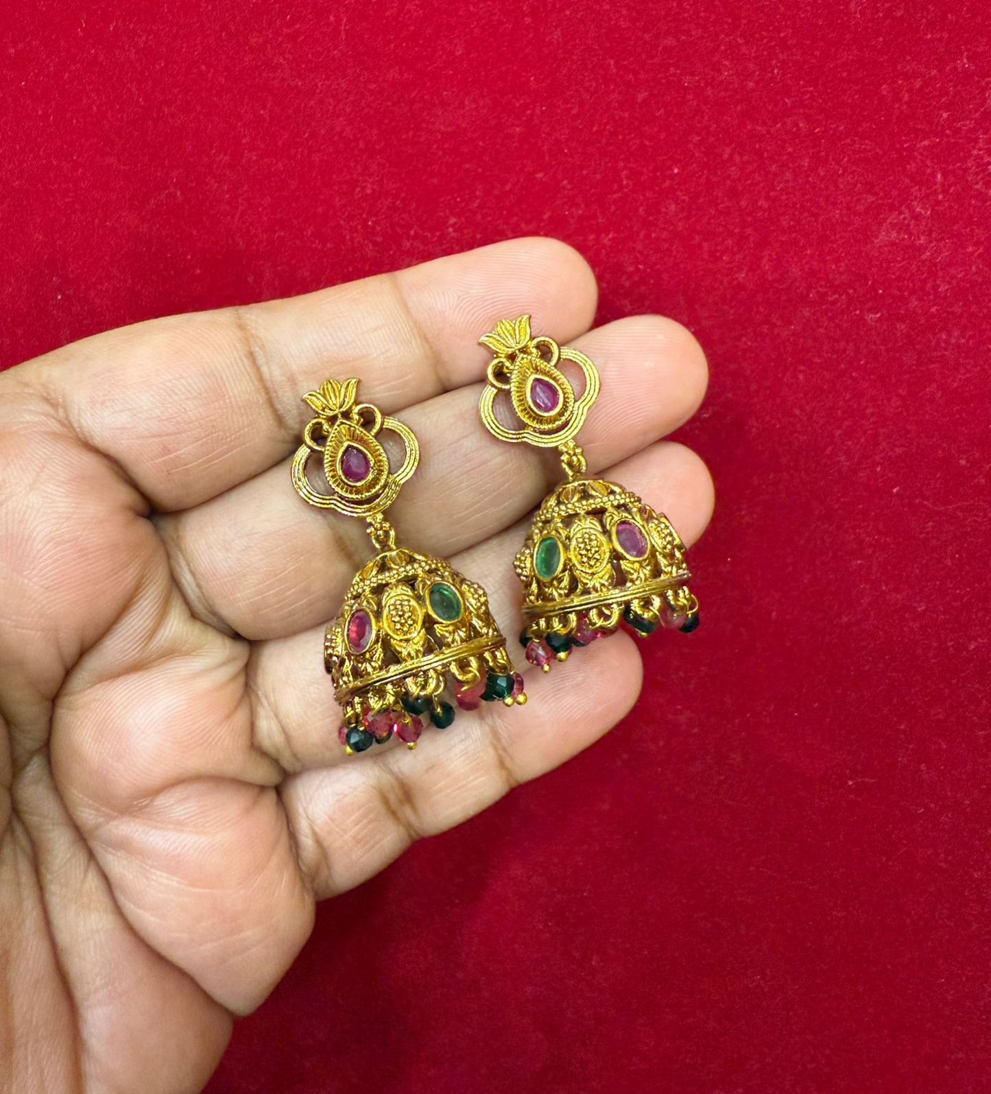 Musted Green Work Jumka