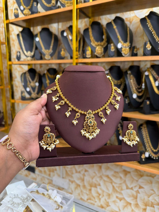 Rajwada Pearl Drop Set