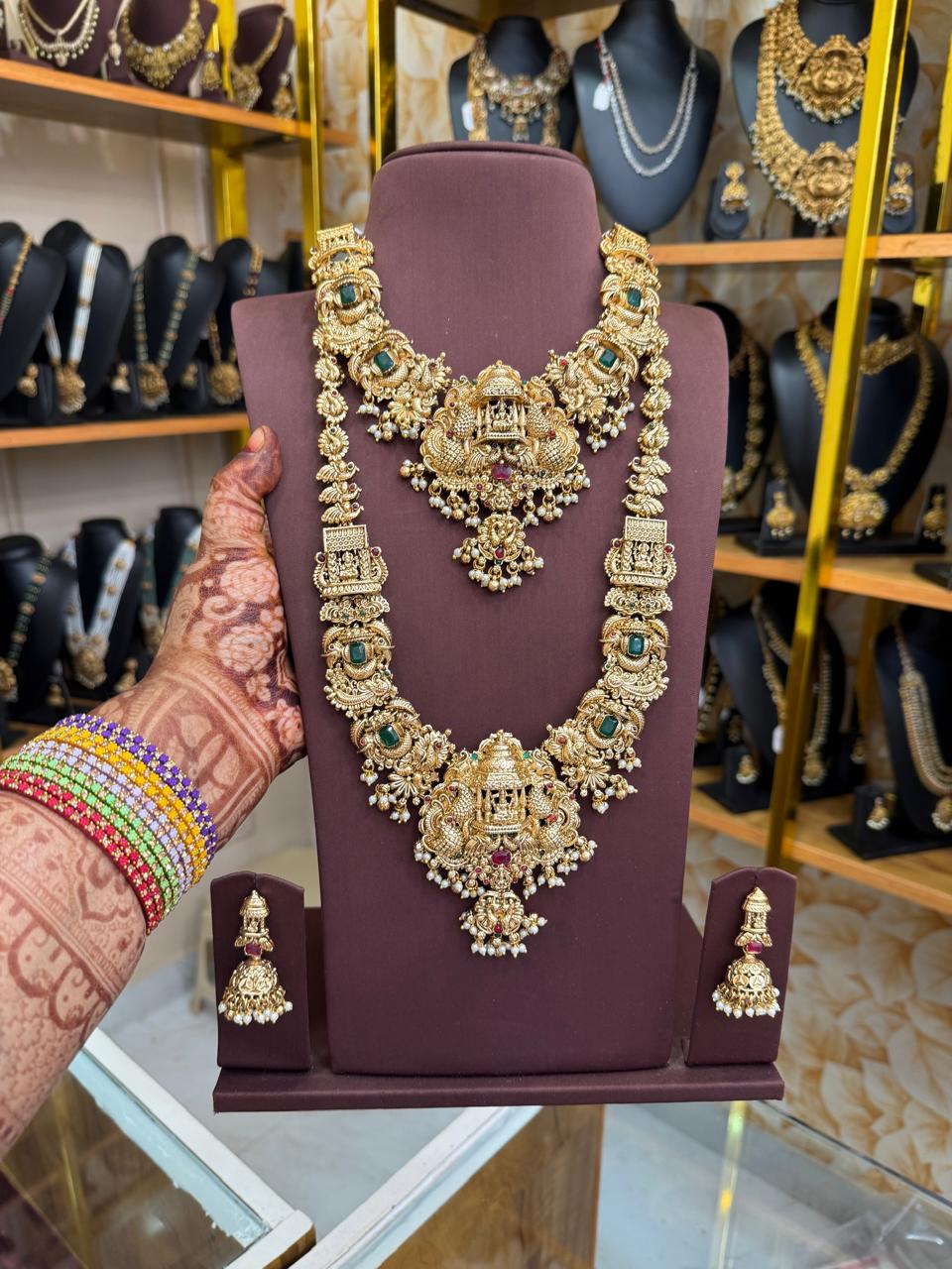 Stunning 3D Lakshmi Combo Set