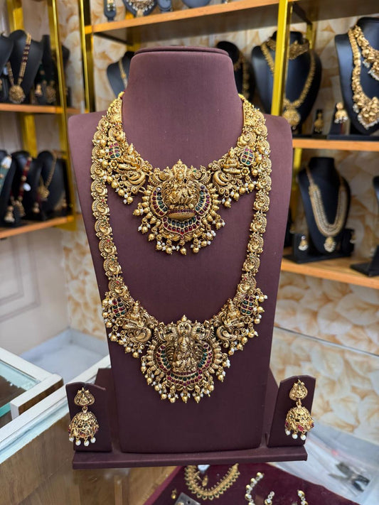 3D Lakshmi bridal combo set