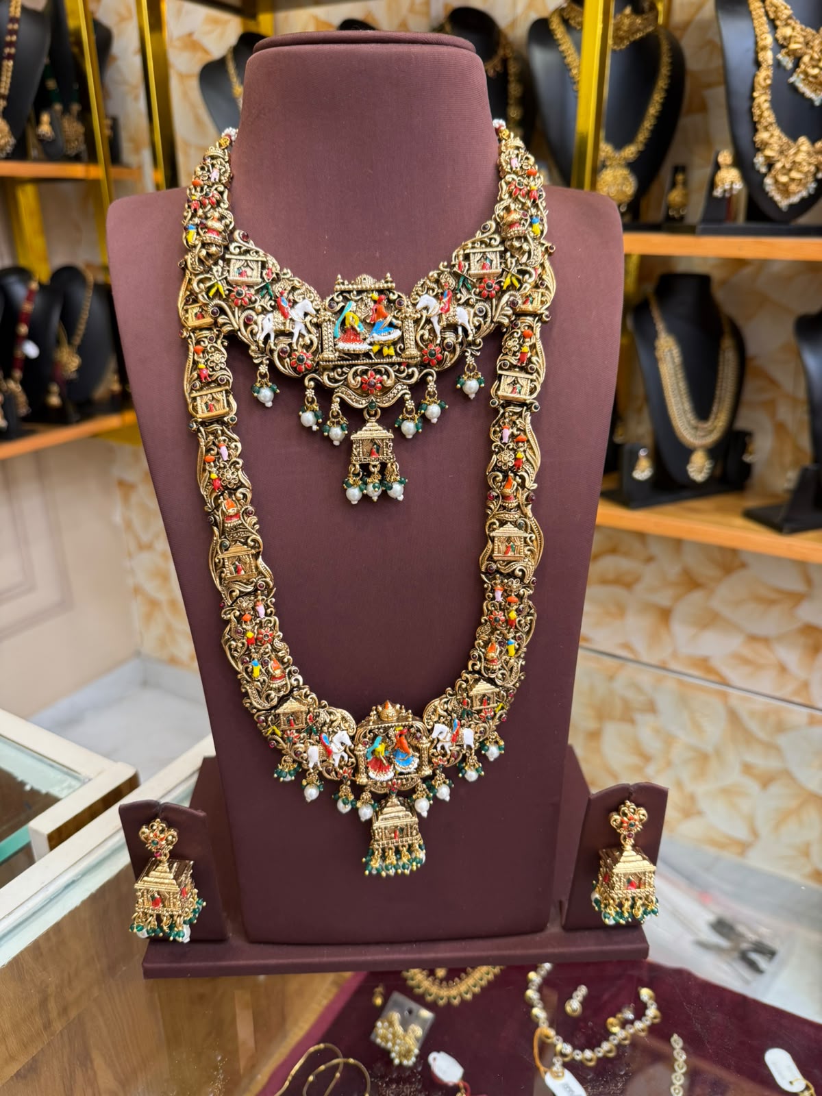 Trending 3D Enamel Bridal Combo Set