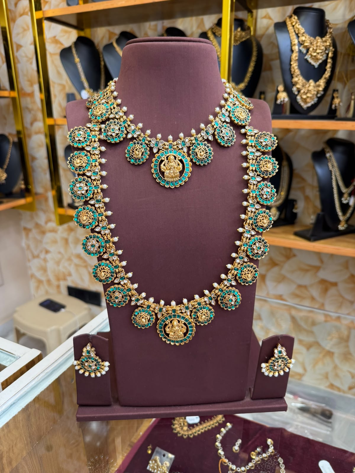 Floral Emerald Kemp Combo Set