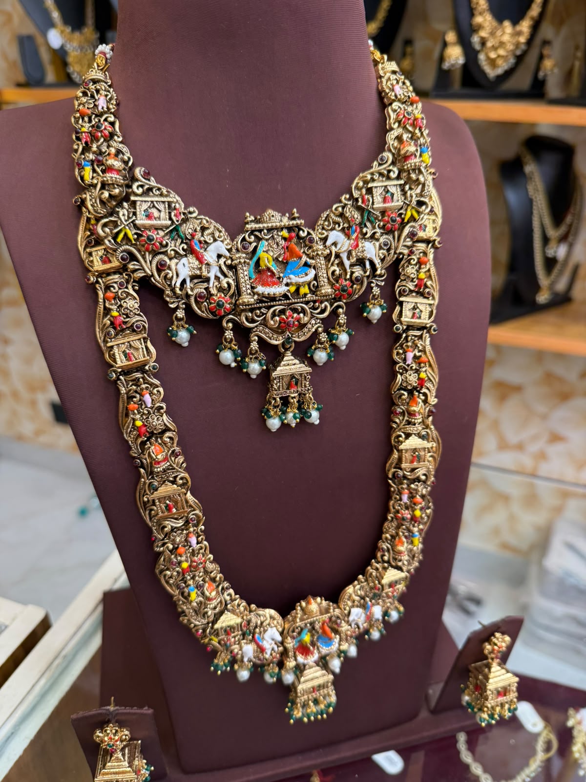 Trending 3D Enamel Bridal Combo Set