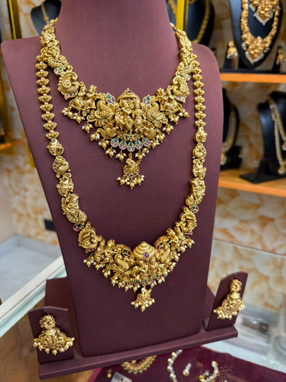 Bridal 3D work Radhe Krishna combo set