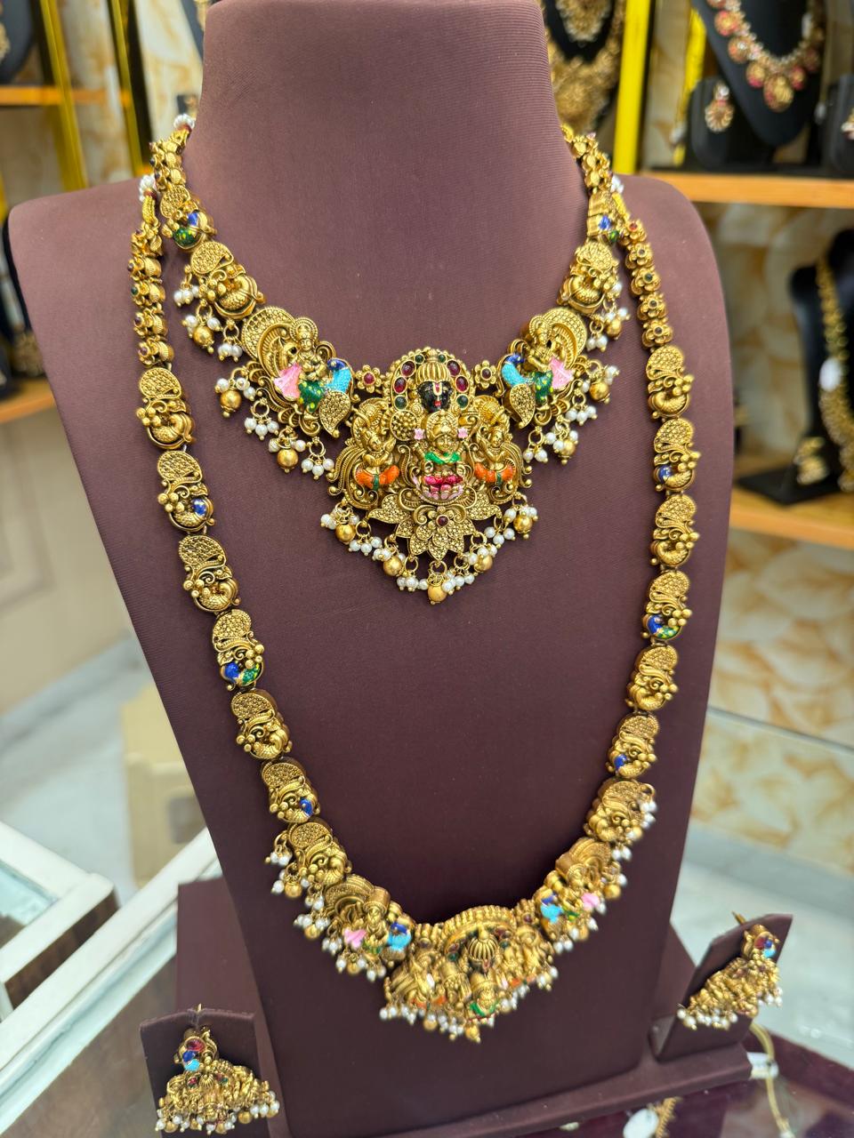 Srinivasa & Lakshmi Divyam Enamel Bridal Combo Set
