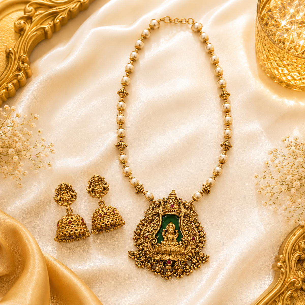 Yashvika Lakshmi Pearls Haram