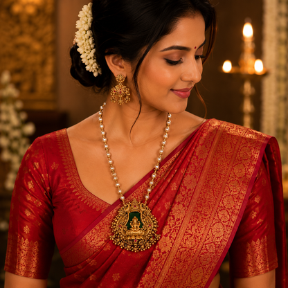 Yashvika Lakshmi Pearls Haram