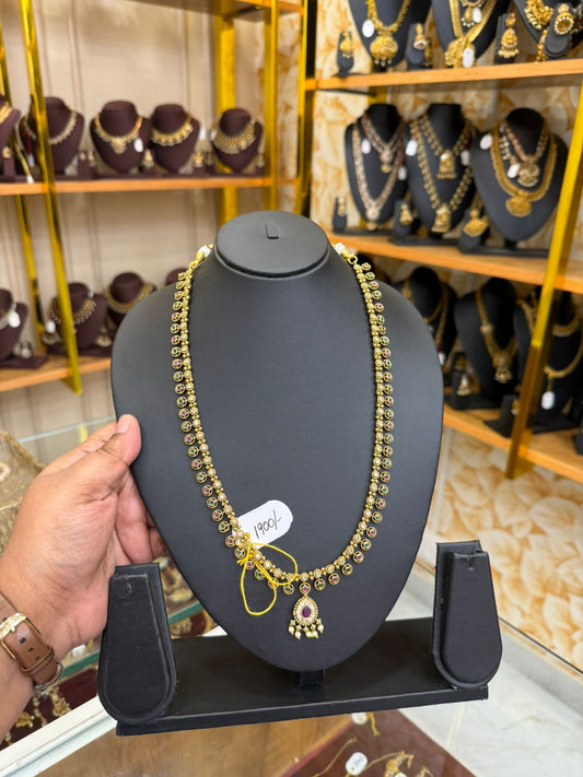 Emerald & ruby stone haram