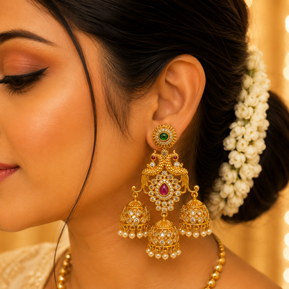 Mrinalini Peacock Jumka