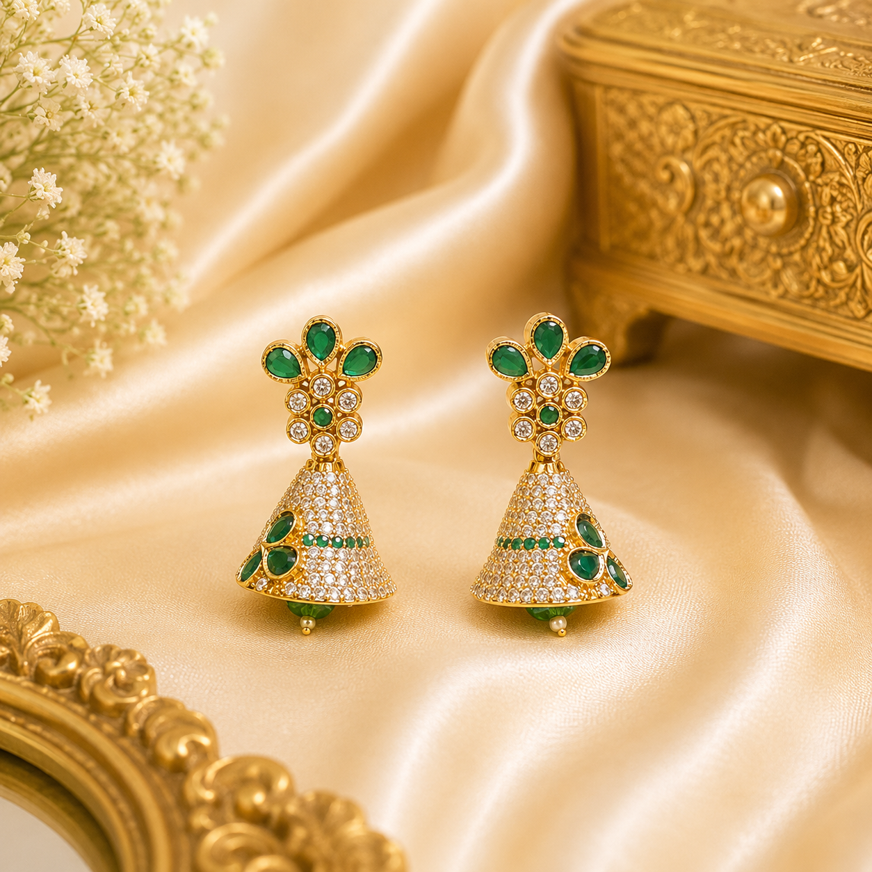 Floral Charm Jumka