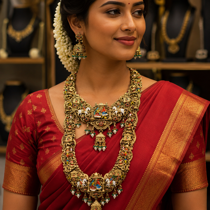 Trending 3D Enamel Bridal Combo Set