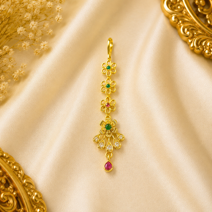 Simple Flower Maang Tikka