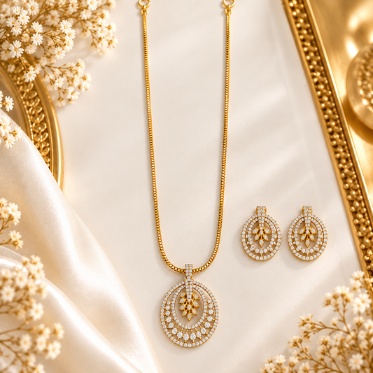 Arisha Crystal AD Pendant Haram
