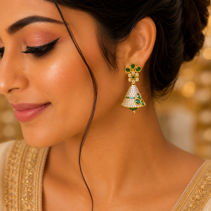 Floral Charm Jumka