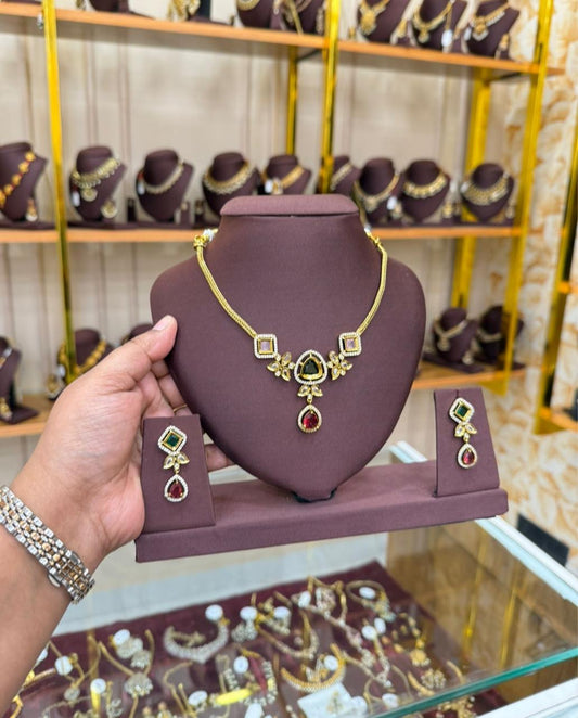 Multicolor stone Necklace