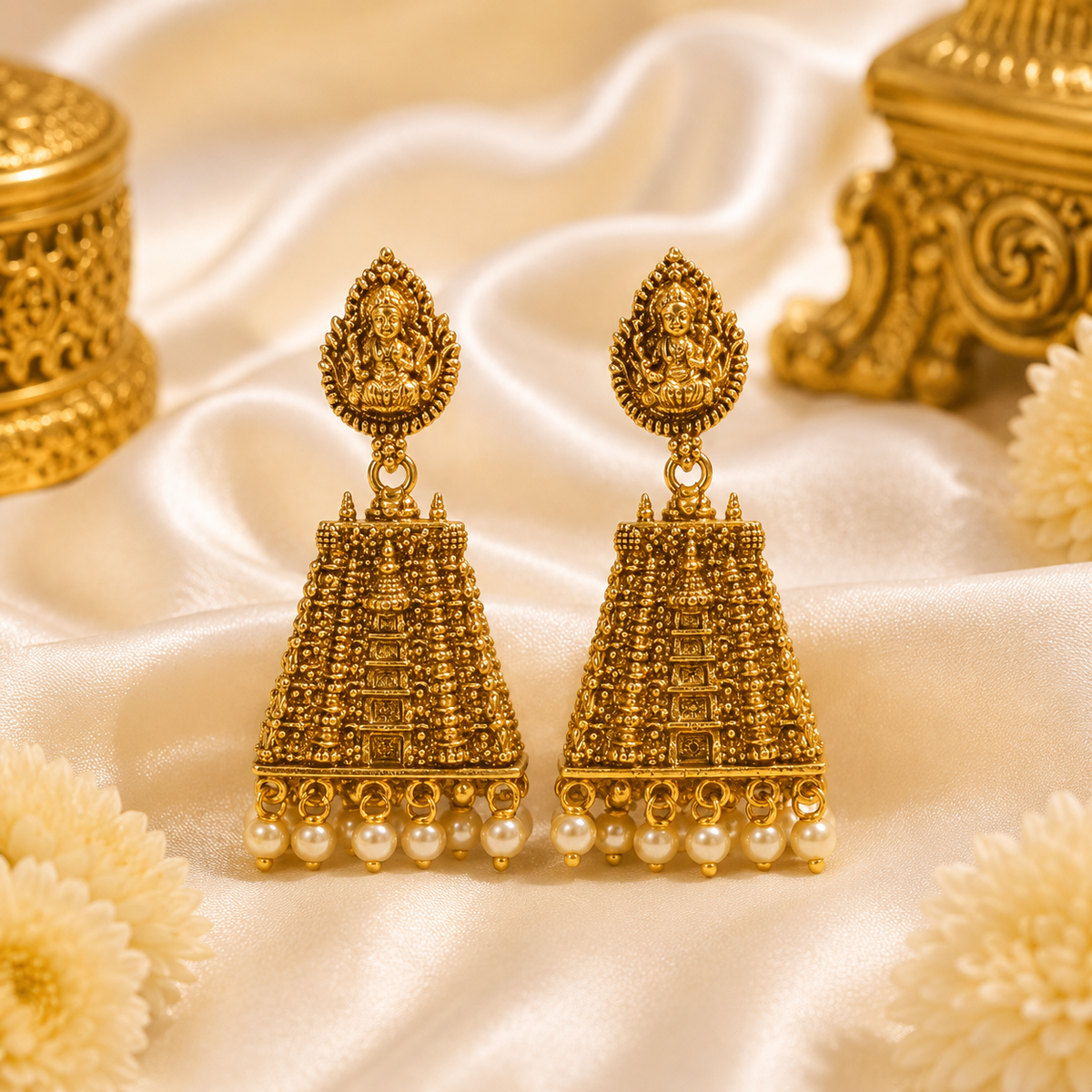 Trendy Gopuram Jumka