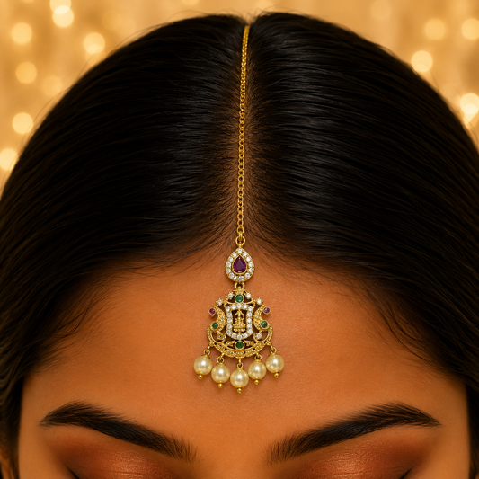 Lakshmi Thilagam Maang Tikka