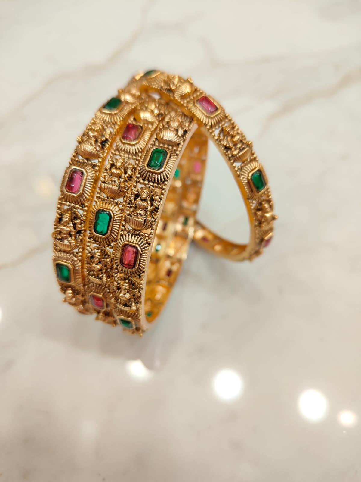 Gorgeous Lakshmi Bangles (4pcs)