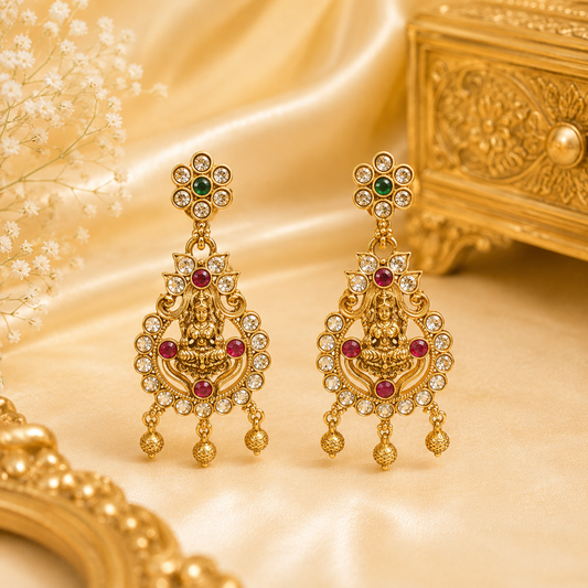 Lakshmi Floral Stud