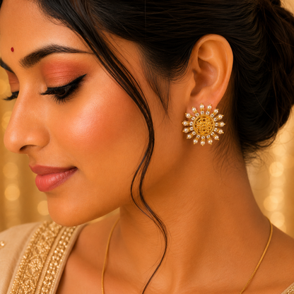 Lakshmi Pearls Stud