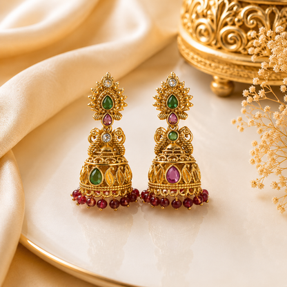 Red Pearls Jumka