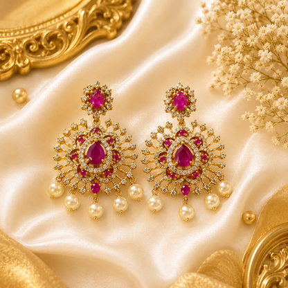 Twinkle Ruby Stone Stud