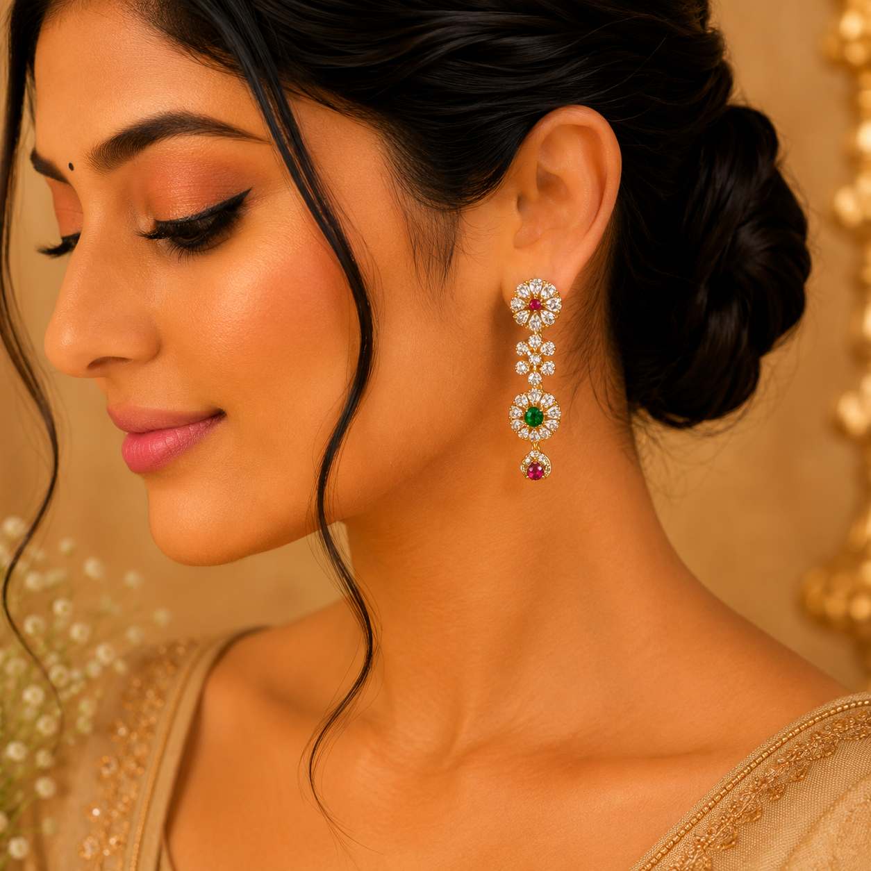 Diamond Replica Earrings