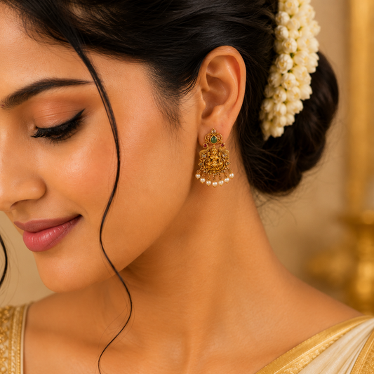 Lakshmi Pearls Stud